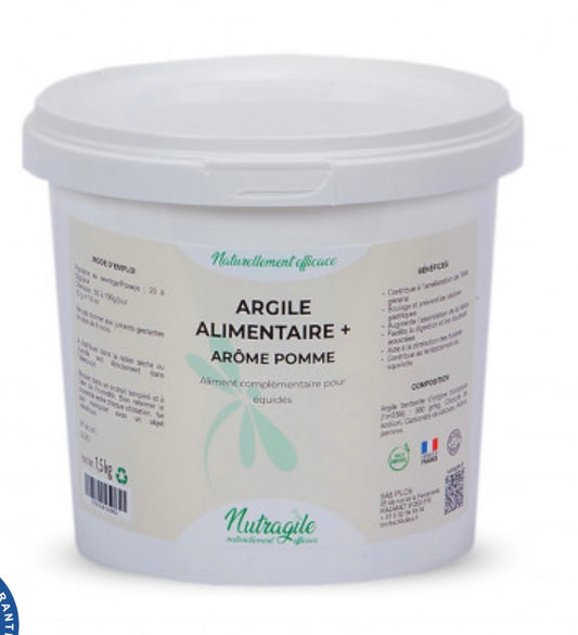 Argile alimentaire + arôme pomme 1,5kg